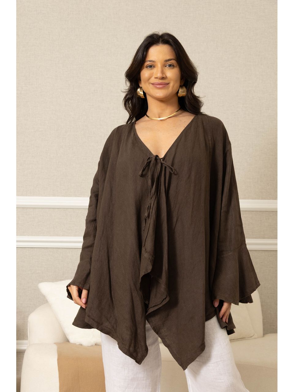 CASAQUETO LOURDES MARROM