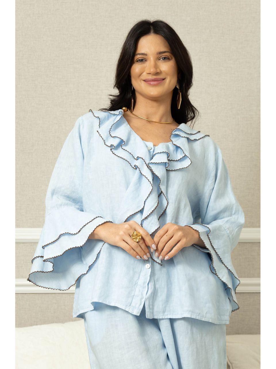 CAMISA ALIANCE AZUL BEBE