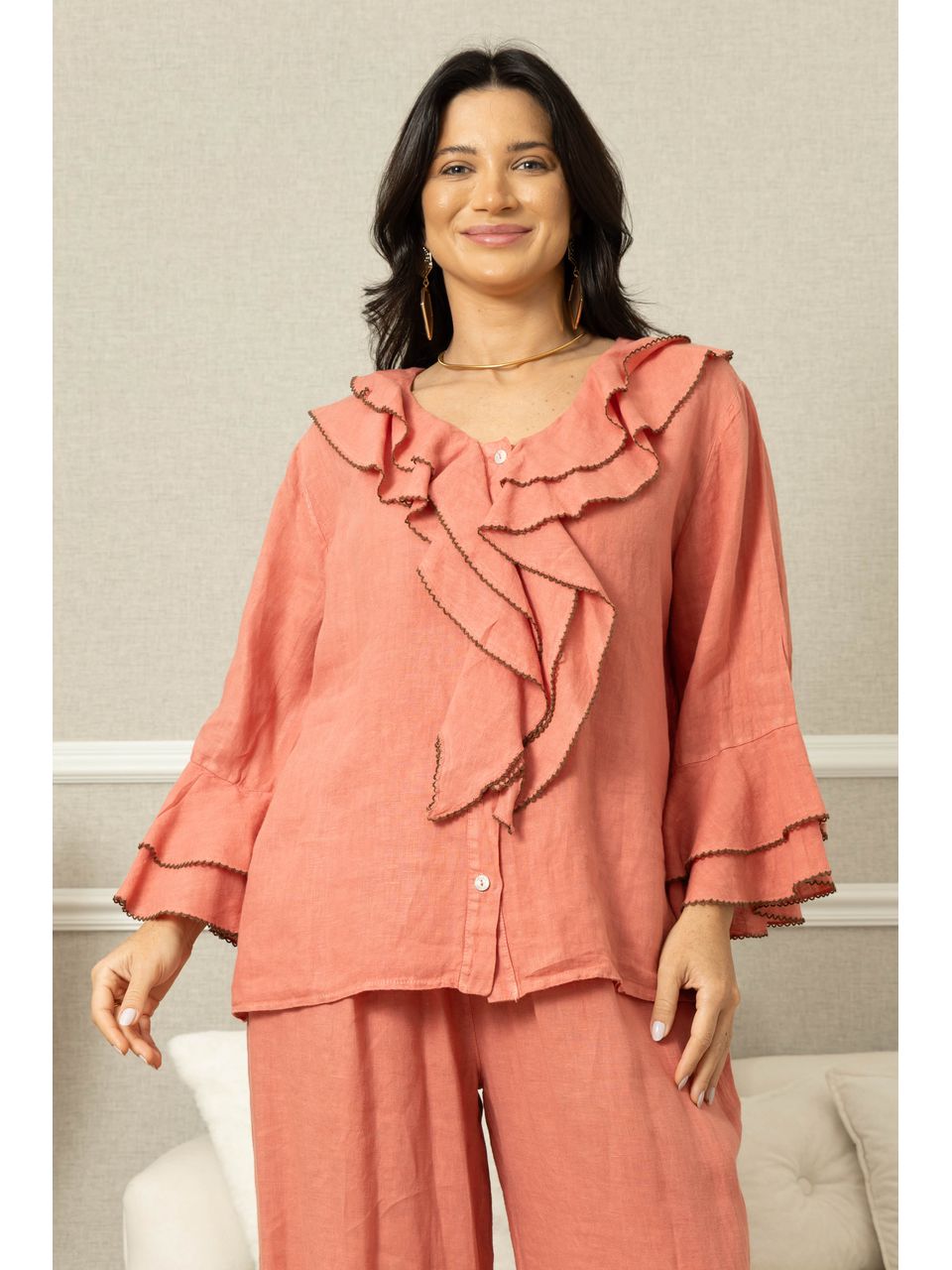 CAMISA ALIANCE GOIABA