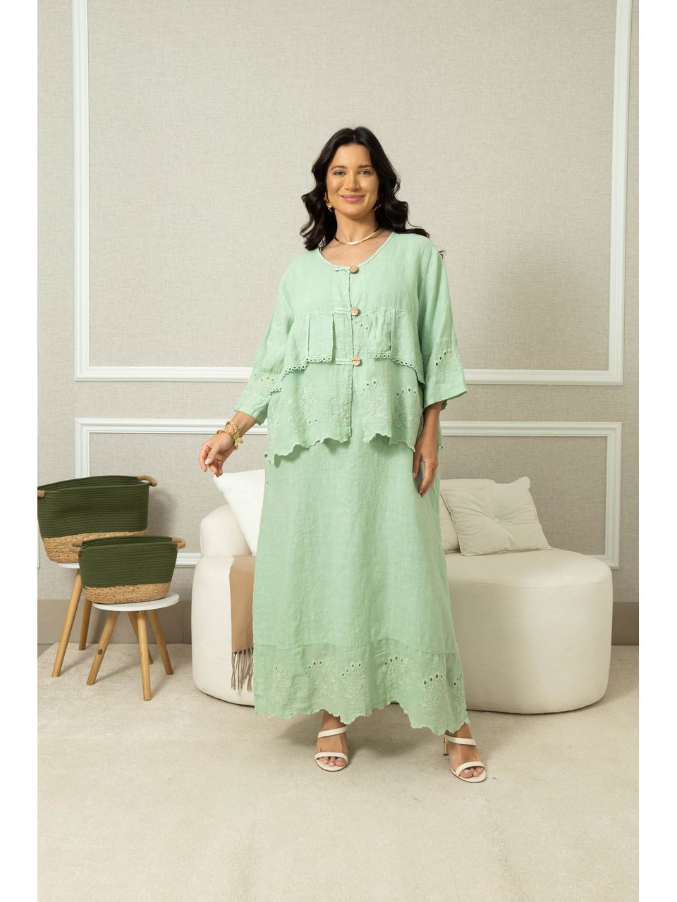 BATA PUREZA VERDE AGUA