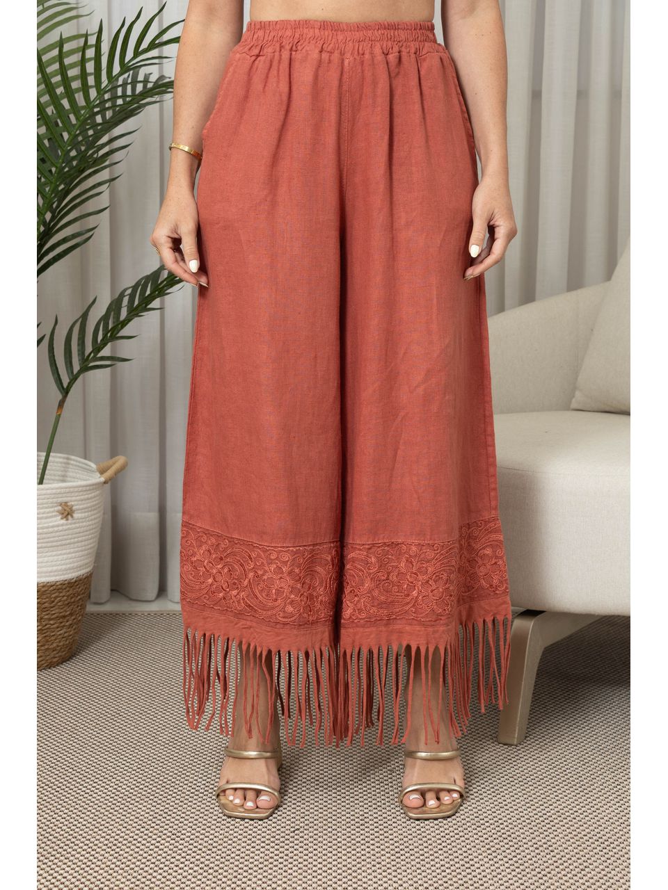 CALÇA LORETA CJ GOIABA