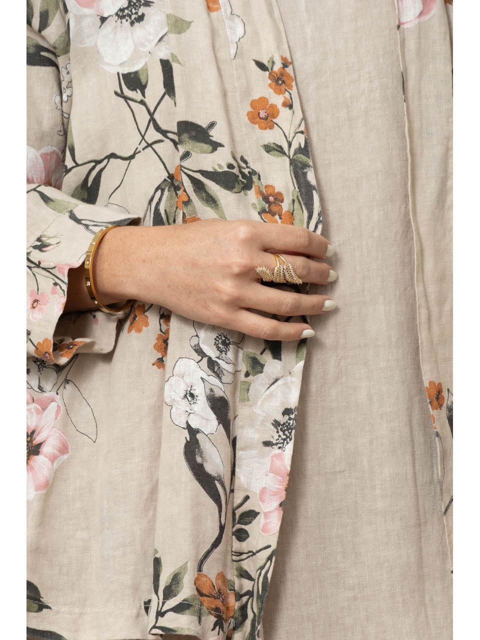 VESTIDO ANA COM CASAQUETO ANA BEGE