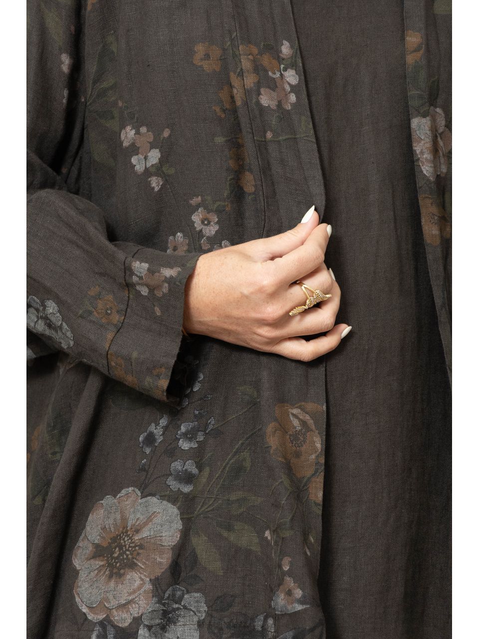 VESTIDO ANA COM CASAQUETO ANA MARROM