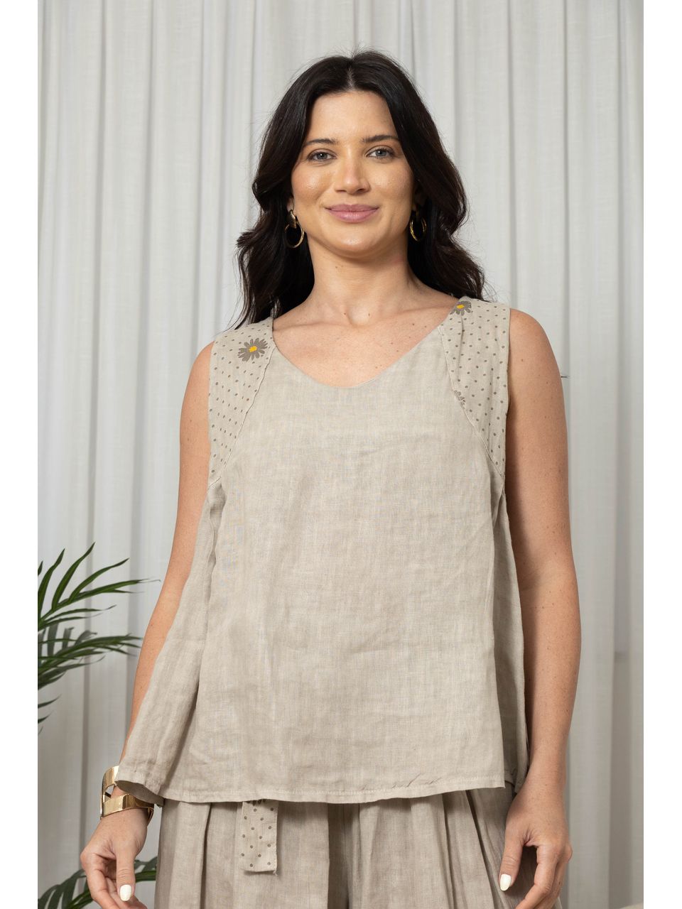 REGATA MARGARIDA CJ BEGE ESCURO