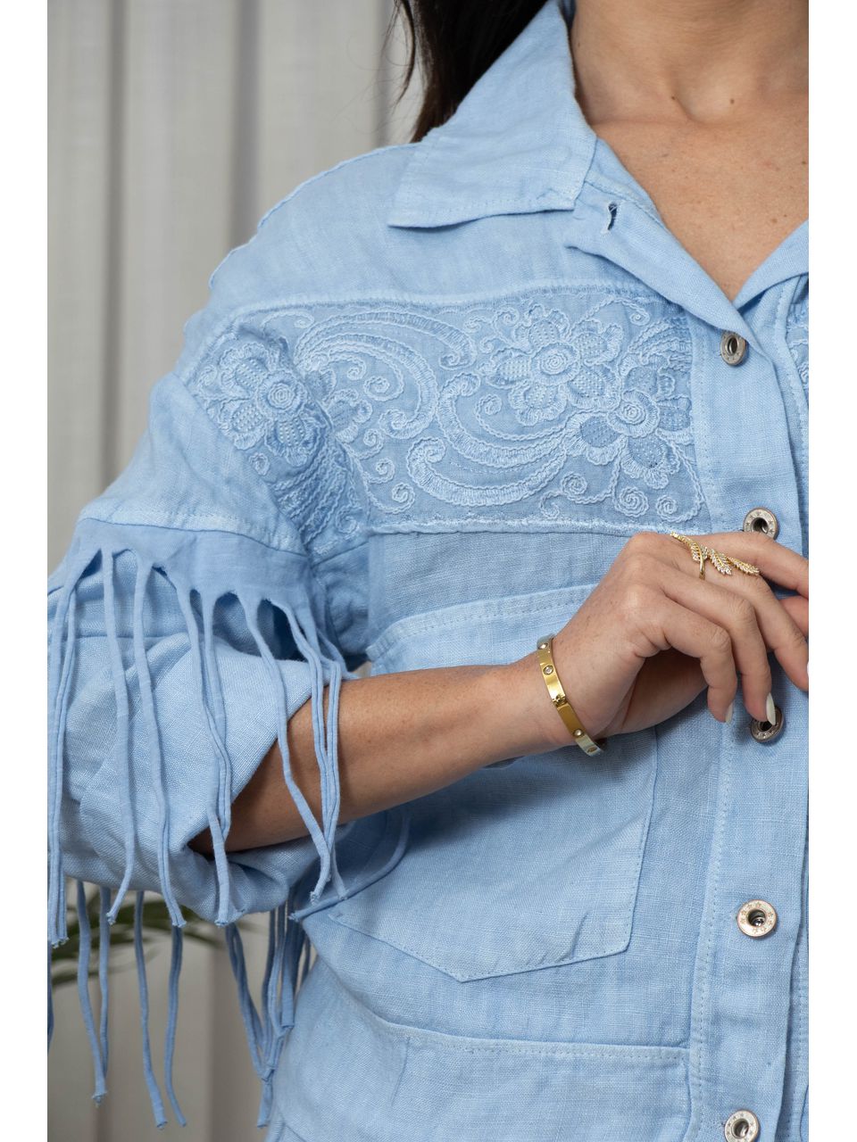 JAQUETA LORETA CJ AZUL BEBE