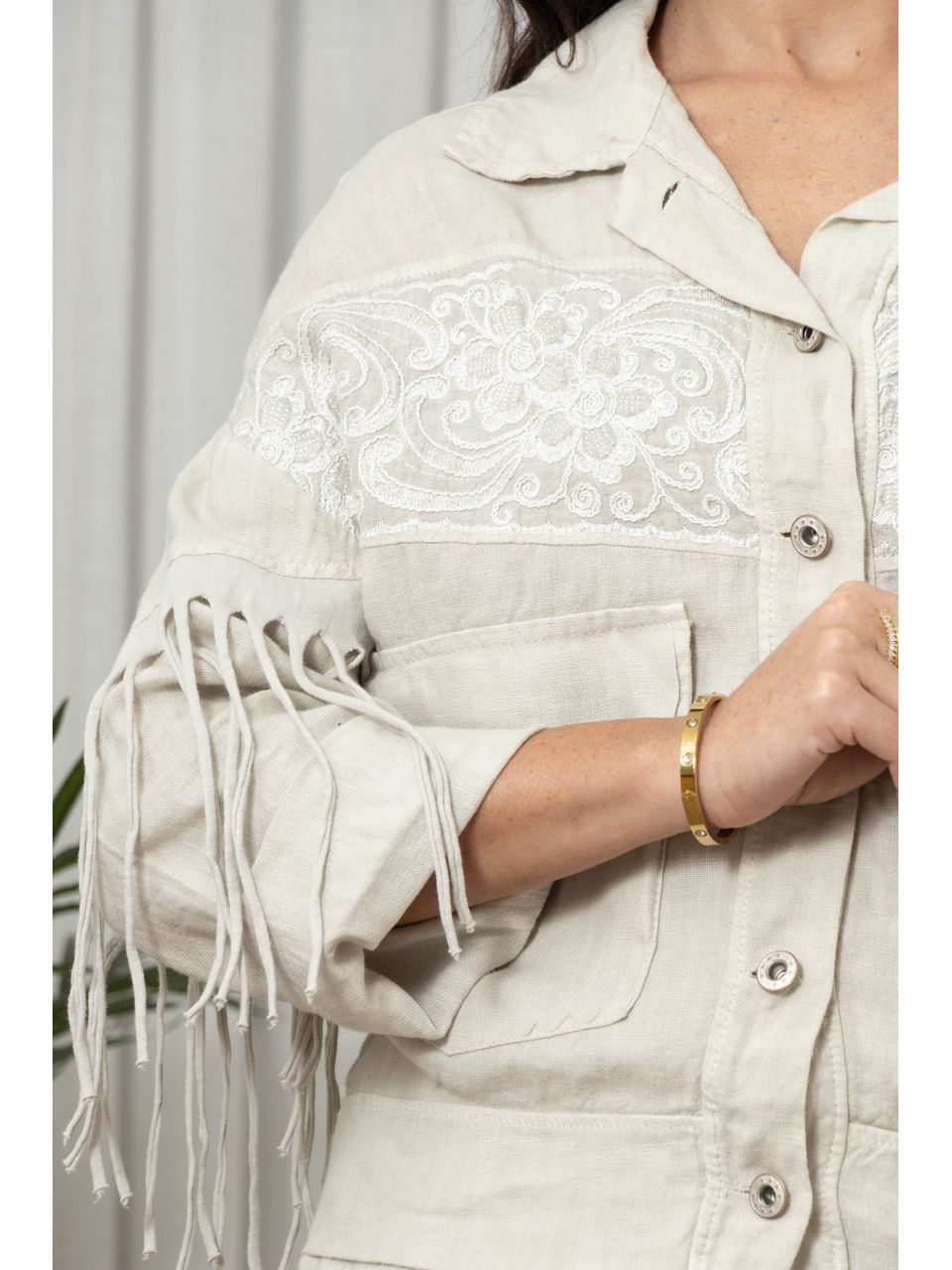 JAQUETA LORETA CJ BEGE