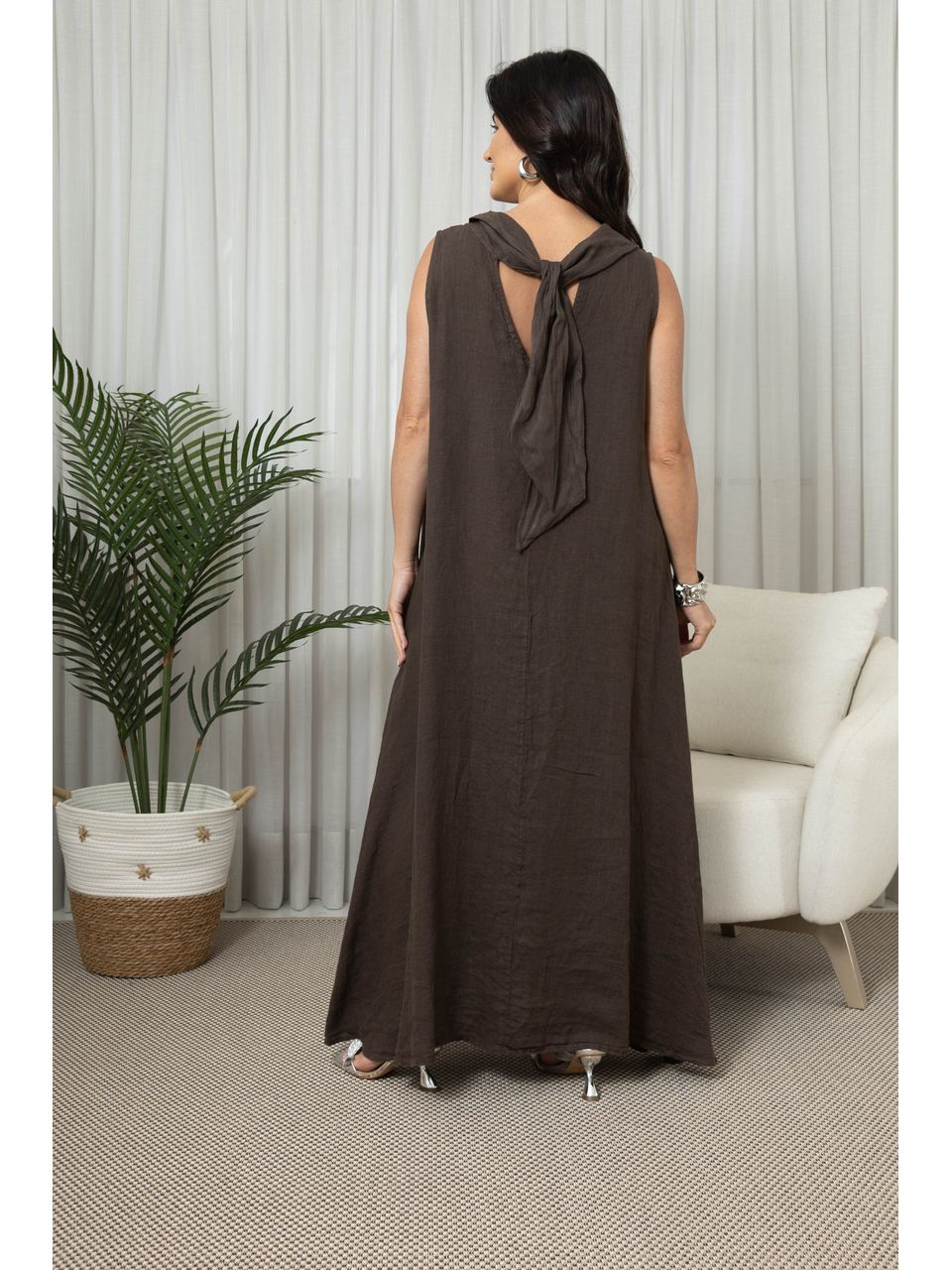 VESTIDO DAFINE CHOCOLATE