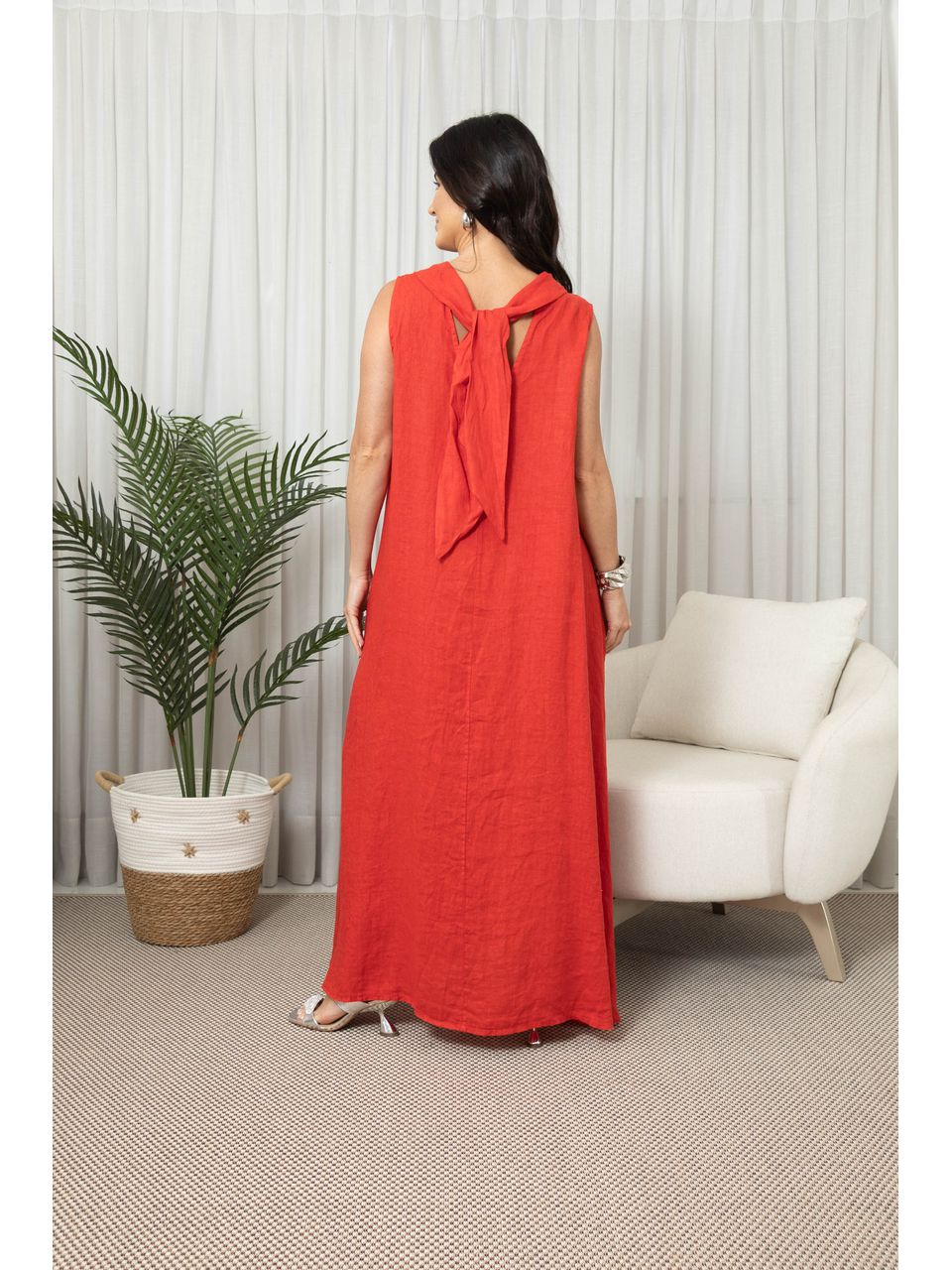 VESTIDO DAFINE VERMELHO