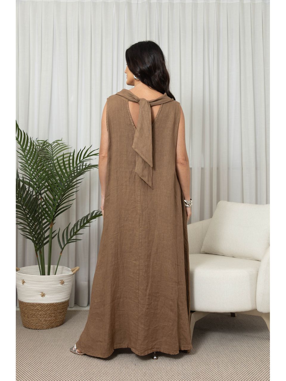 VESTIDO DAFINE MOCCA