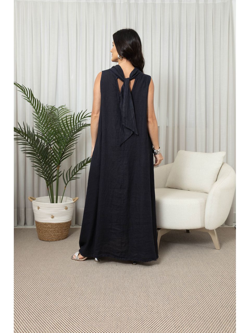 VESTIDO DAFINE MARINHO