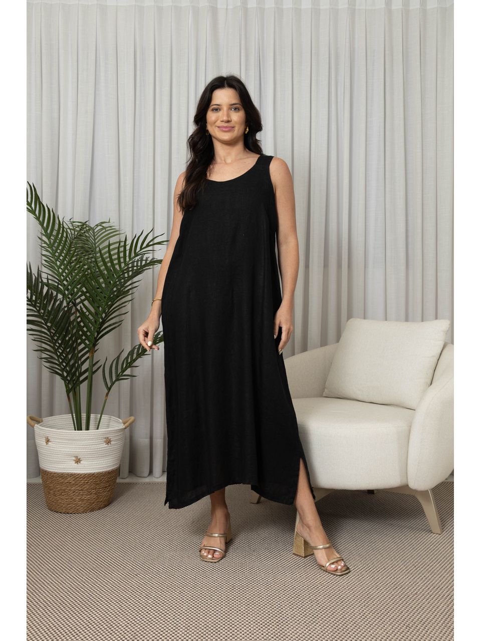 VESTIDO NARUNA PRETO