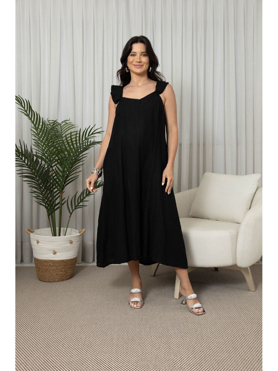 VESTIDO OFÉLIA PRETO