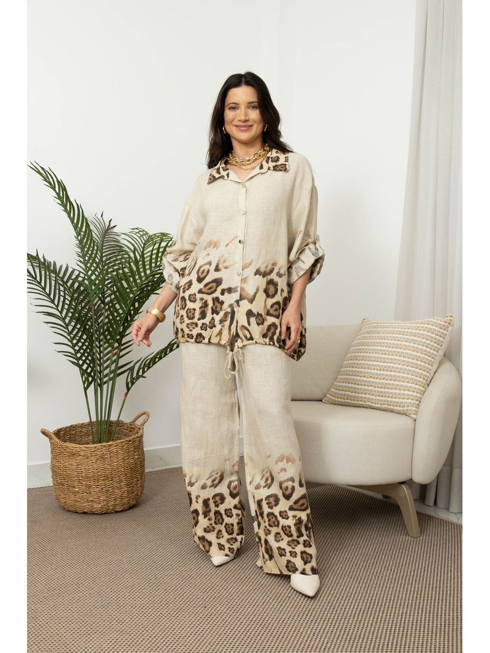 CAMISA AMSTERDAM CJ BEGE