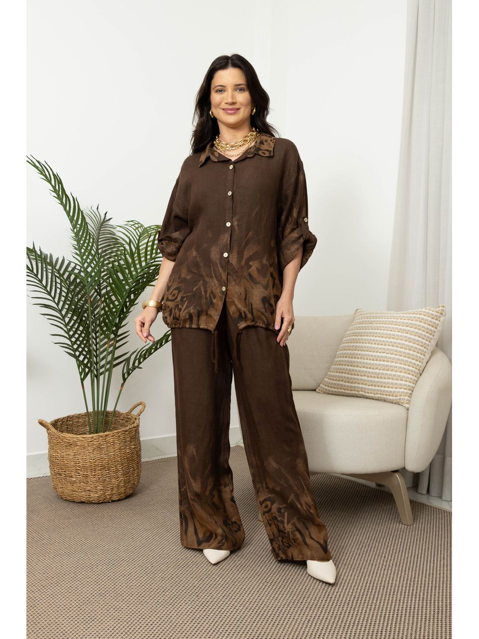 CAMISA AMSTERDAM CJ MARROM