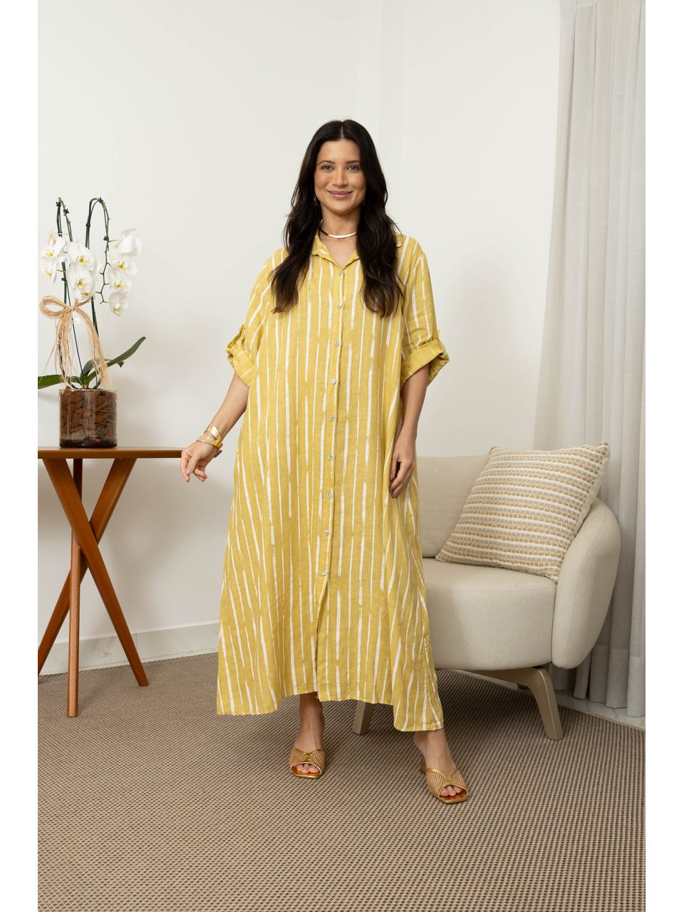 CHEMISE VALENÇA AMARELO