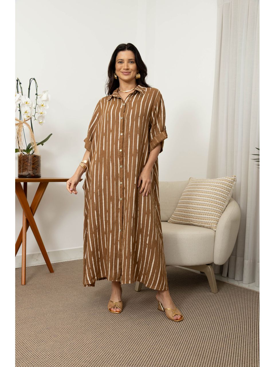 CHEMISE VALENÇA MOCCA