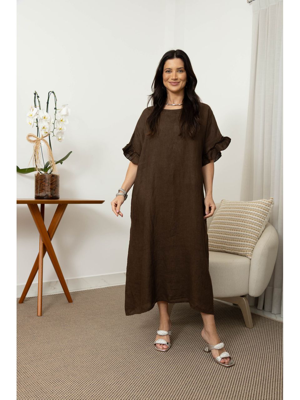 TUNICA OLINDA MARROM