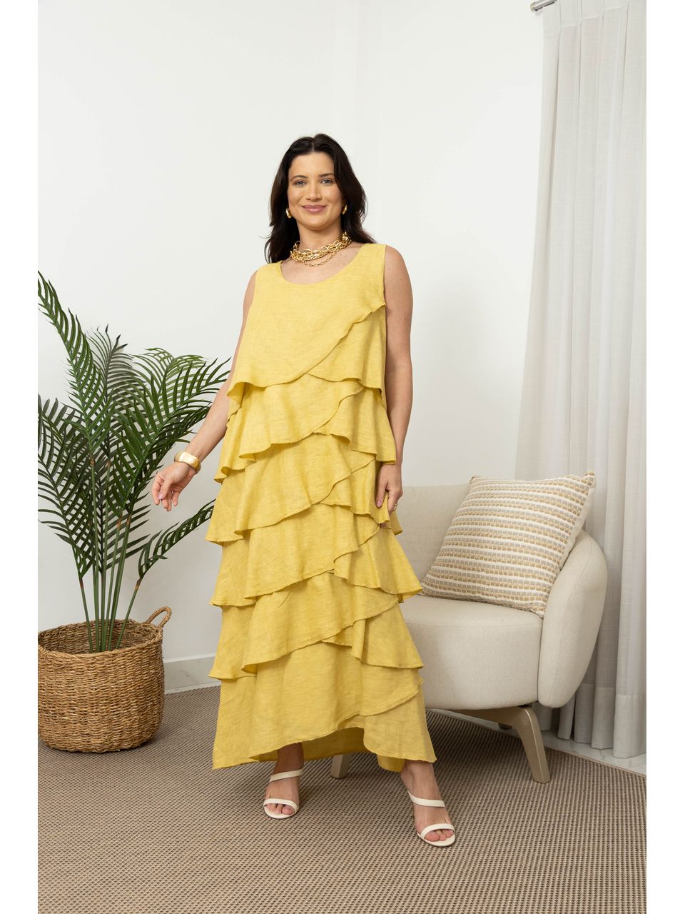VESTIDO MONTREAL AMARELO