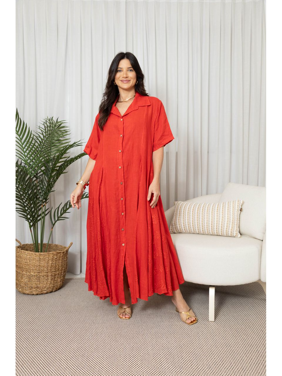 CHEMISE ANA VERMELHO