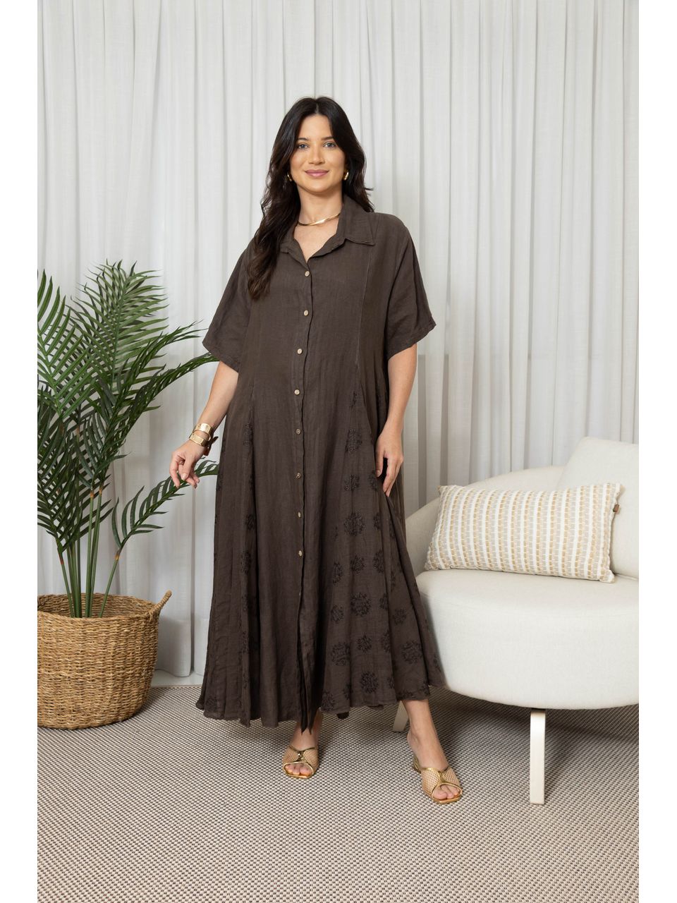 CHEMISE ANA CHOCOLATE