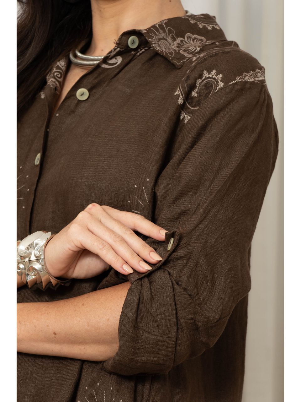 CHEMISE ARACELI CHOCOLATE