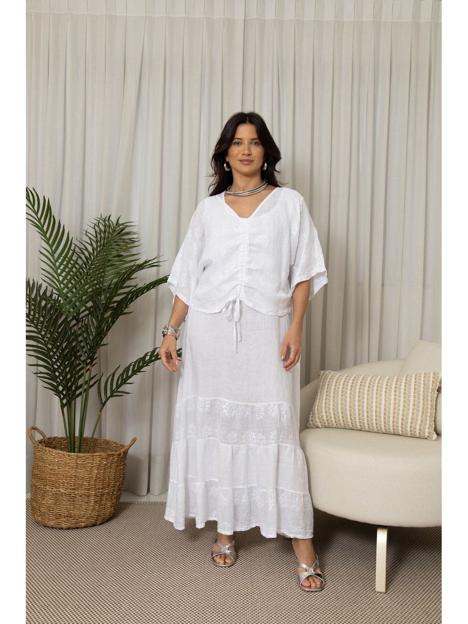 VESTIDO AUREA BRANCO