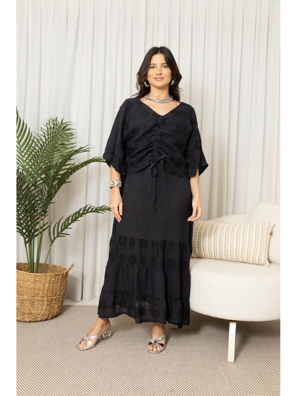 VESTIDO AUREA MARINHO