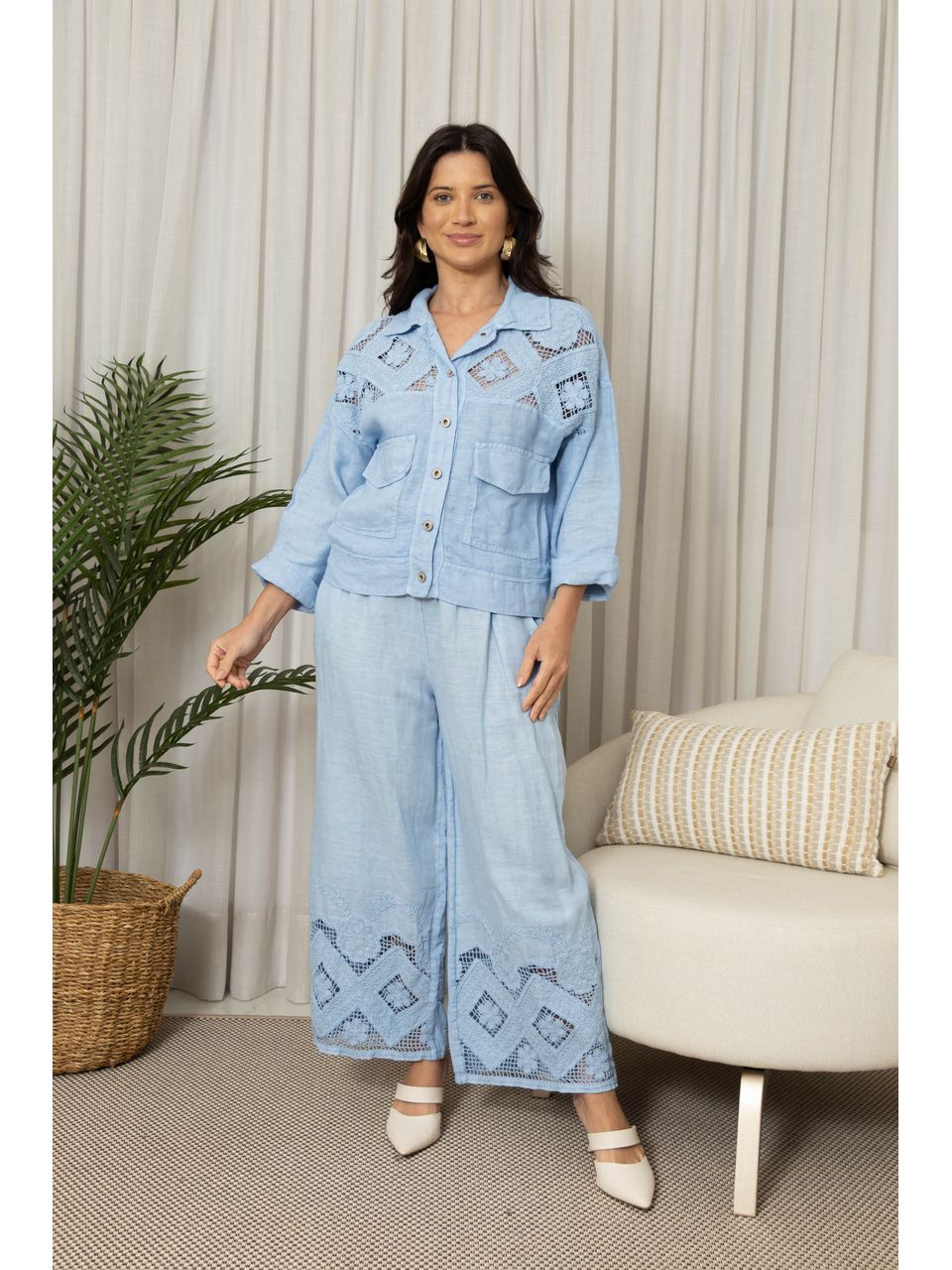 CALÇA NITERÓI CJ AZUL BEBE