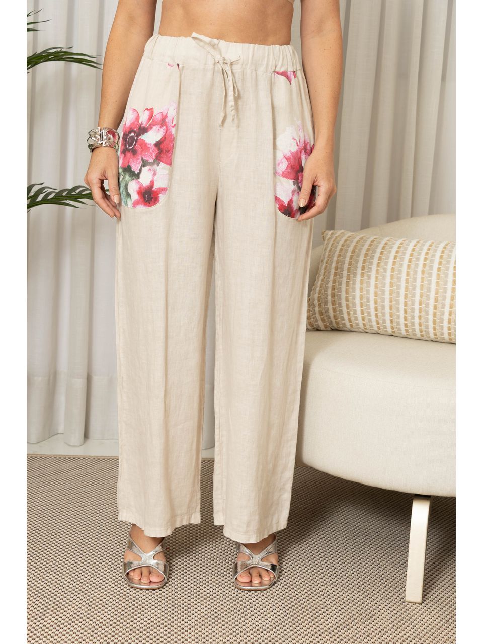 CALÇA ONARA CJ BEGE