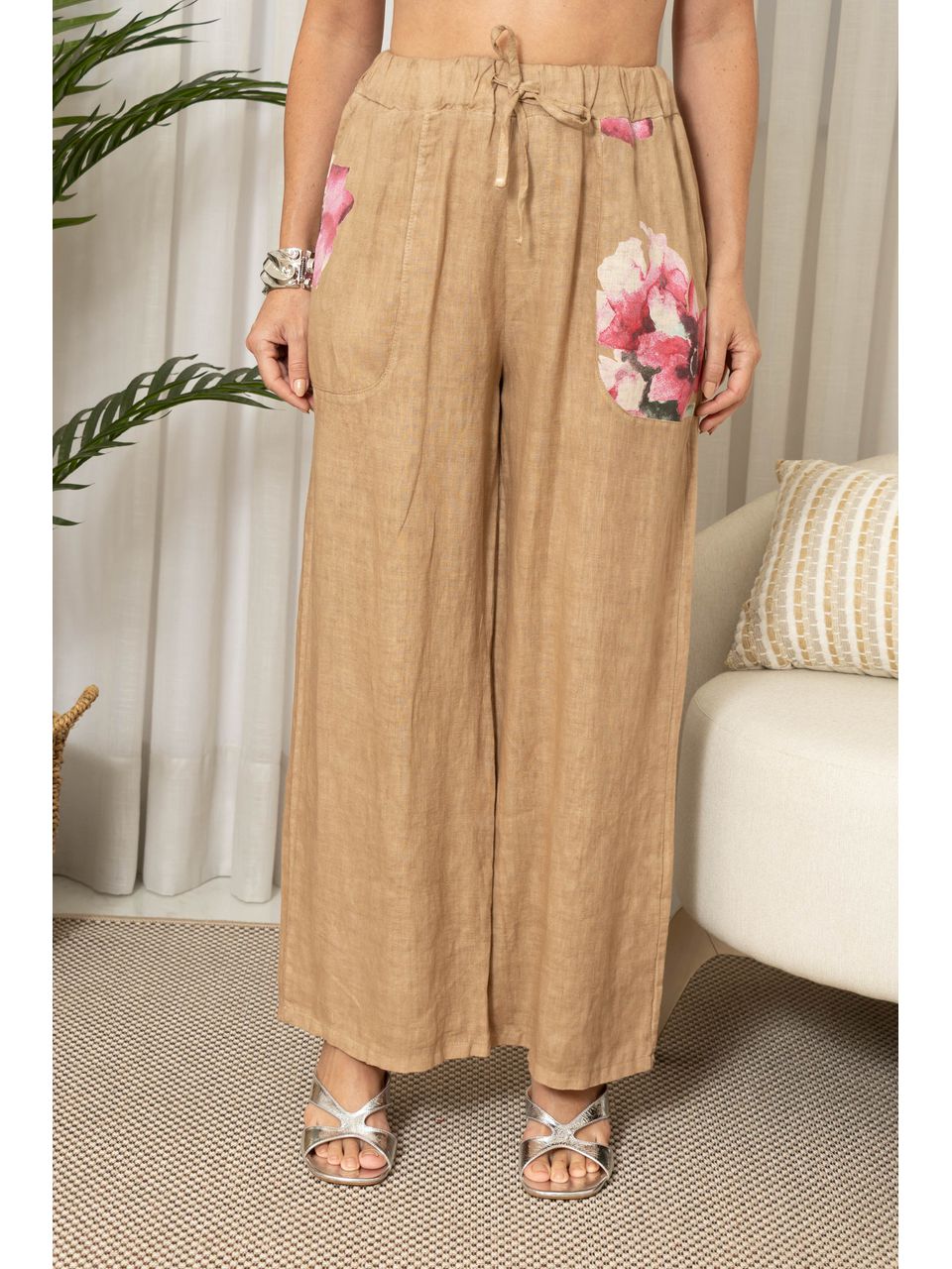 CALÇA ONARA CJ CARAMELO