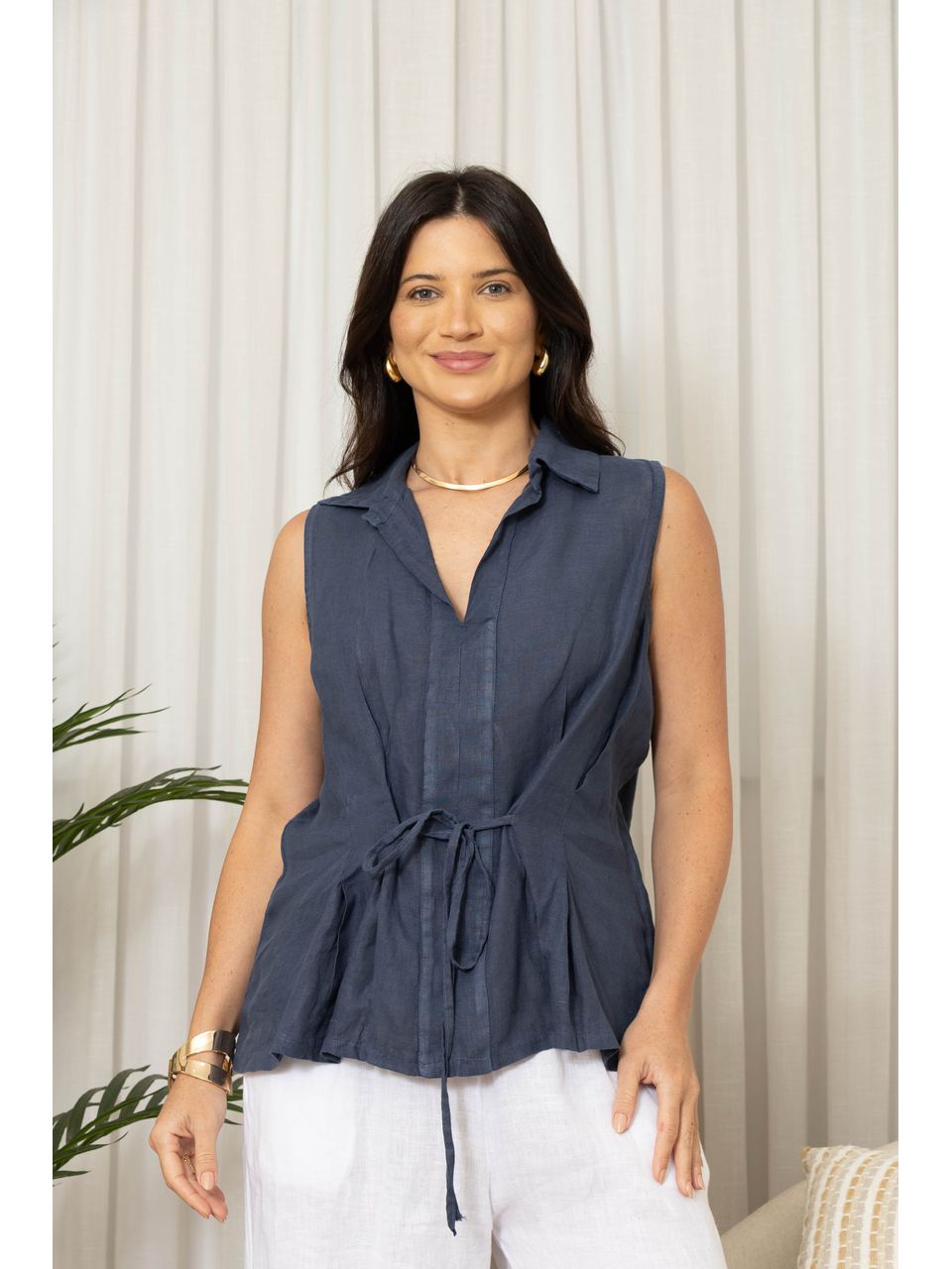 REGATA ANABELA JEANS ESCURO 