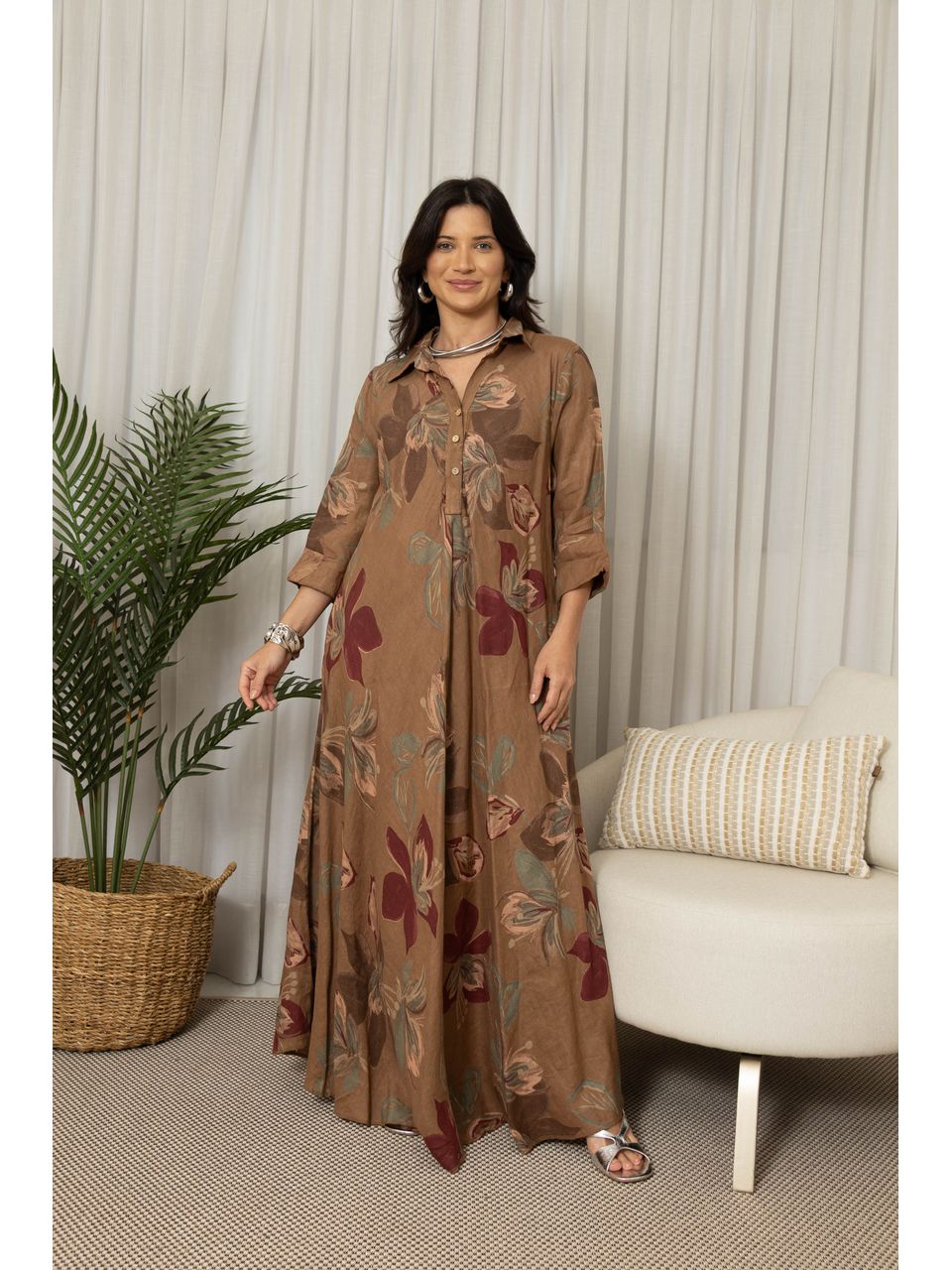 VESTIDO CARLA CAPUCCINO