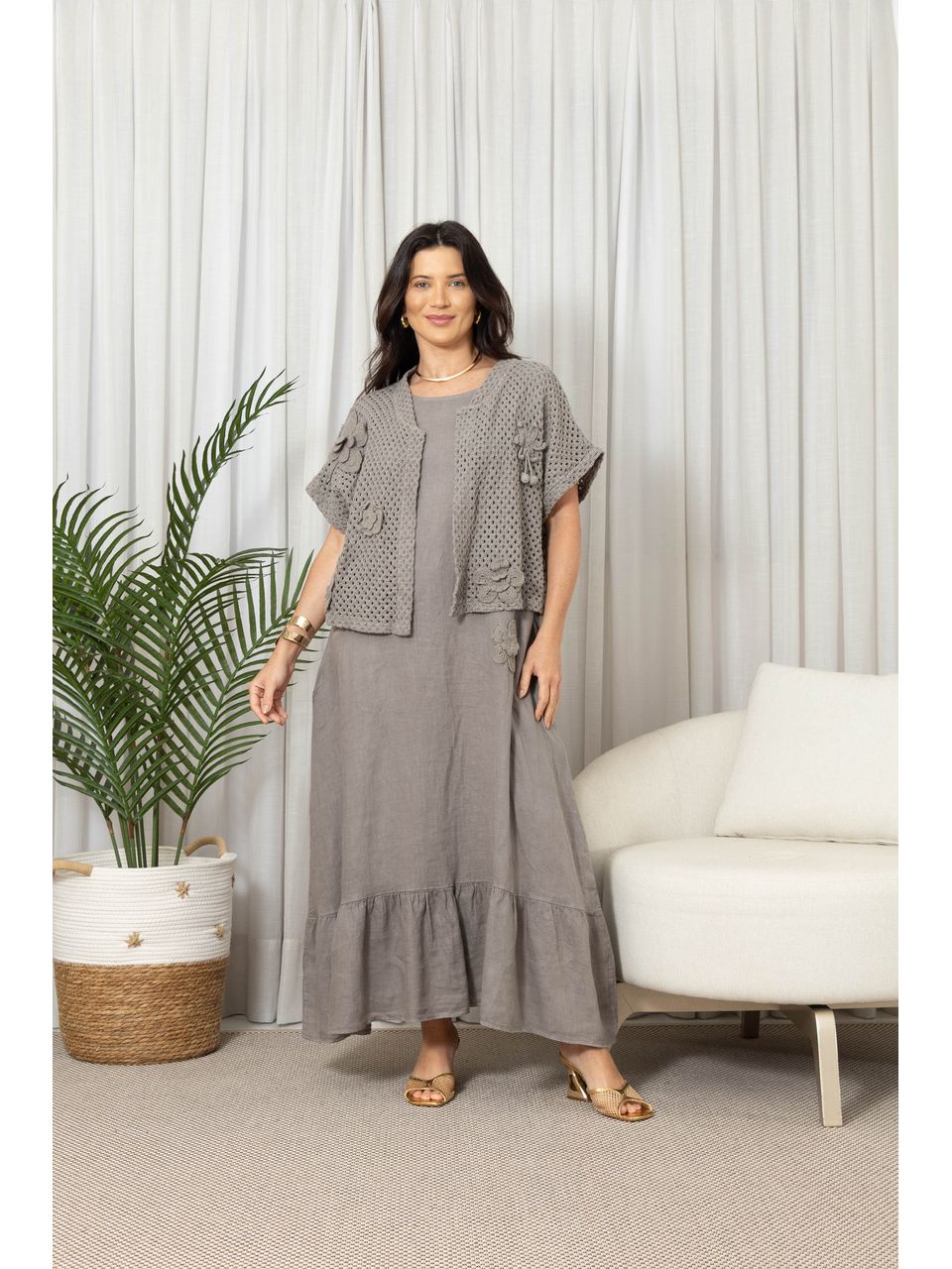 VESTIDO DELICATA FENDI