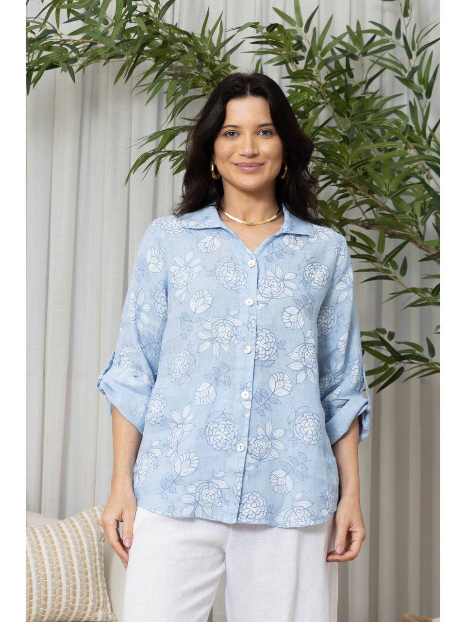 CAMISA POMEZIA AZUL BEBE