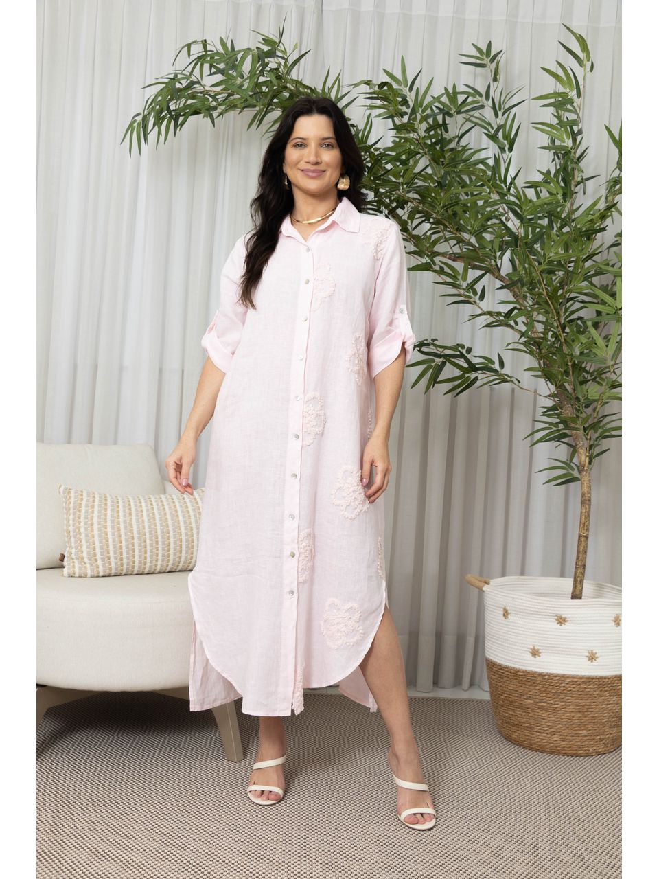 CHEMISE APRILIA ROSA BEBÊ