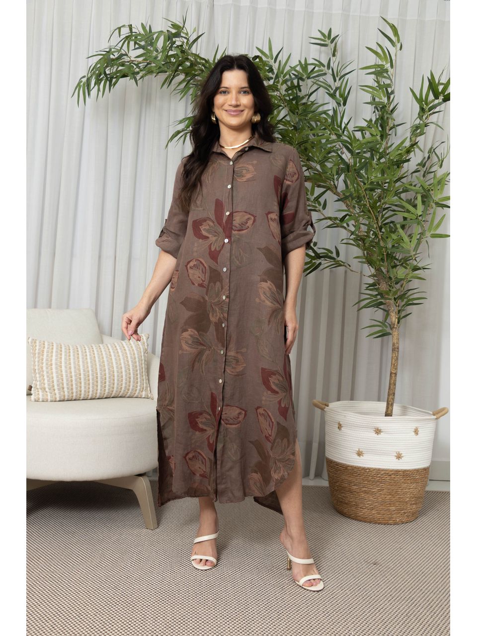 CHEMISE BARI CHOCOLATE