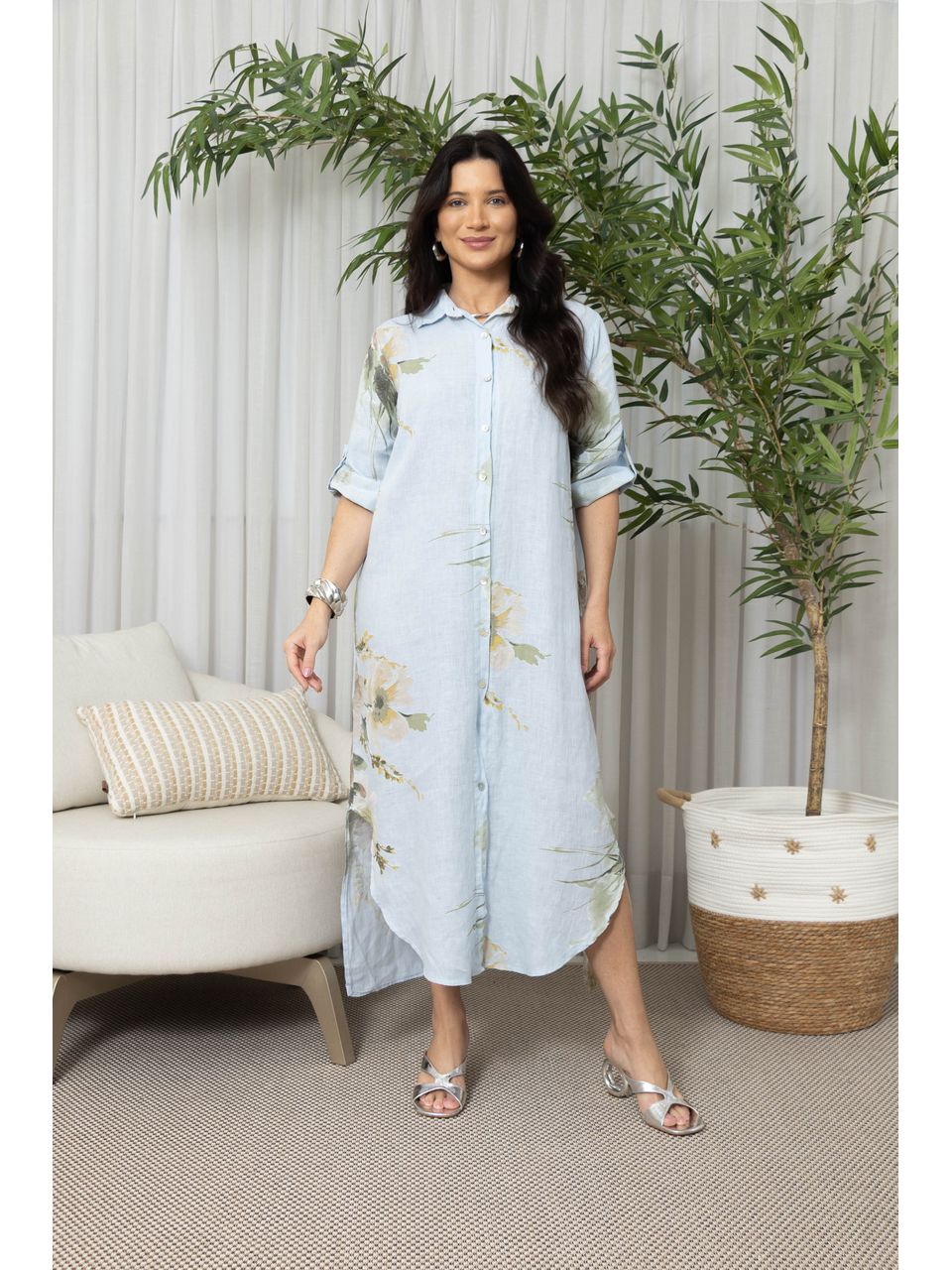 CHEMISE GENOVA AZUL BEBE