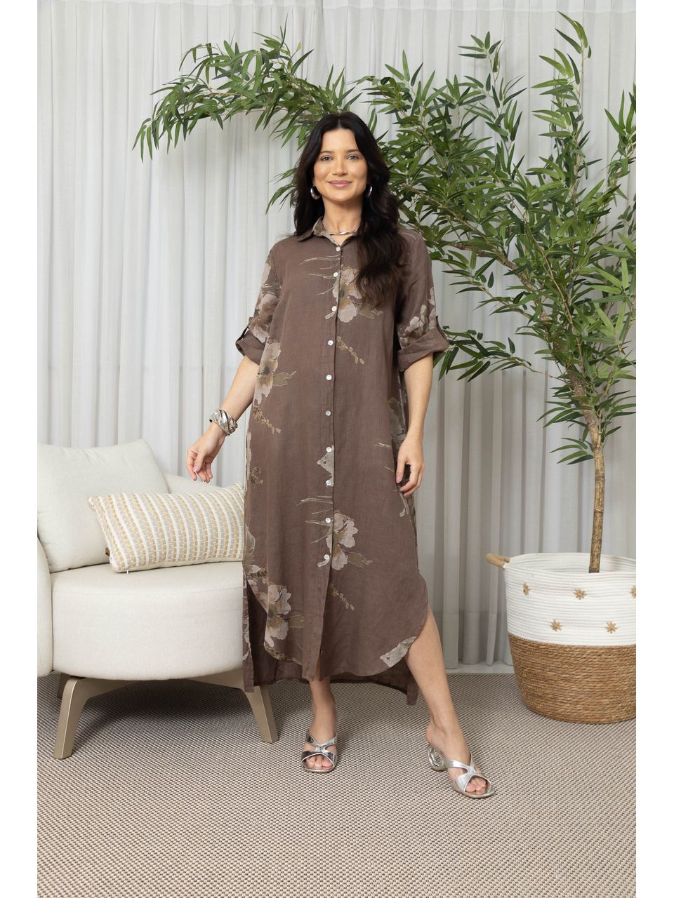 CHEMISE GENOVA CHOCOLATE