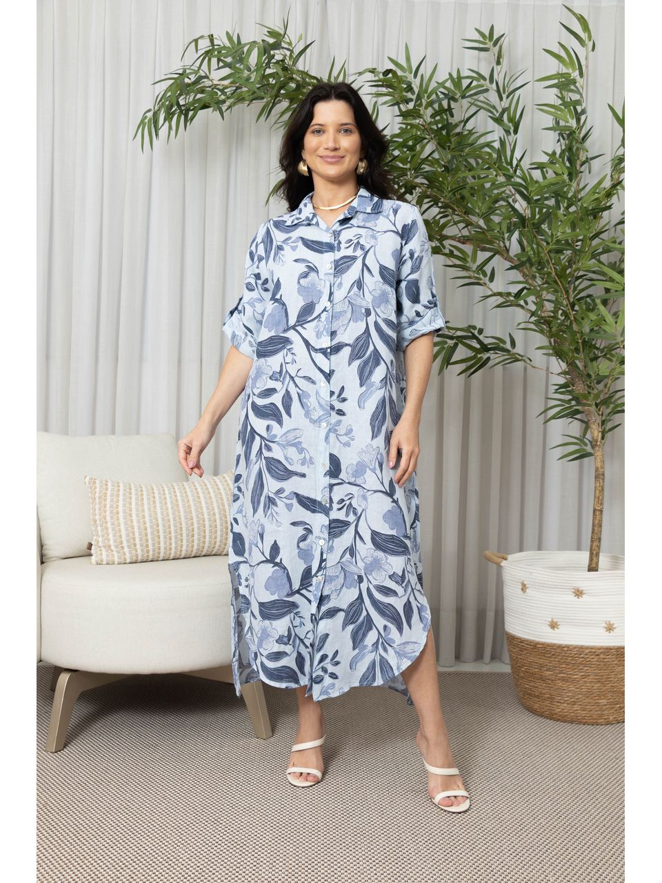 CHEMISE PALERMO AZUL BEBE