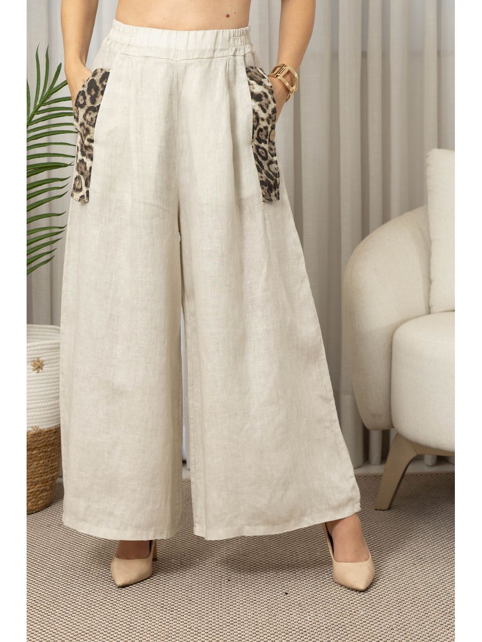 CALÇA BARBARA CJ BEGE