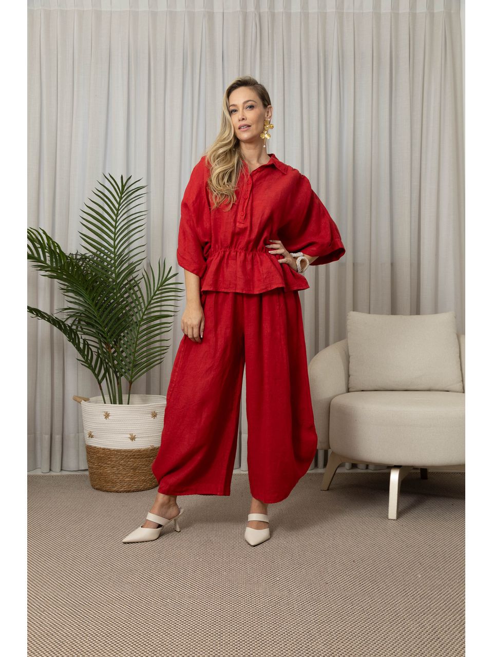 BATA GEOVANA CJ VERMELHO