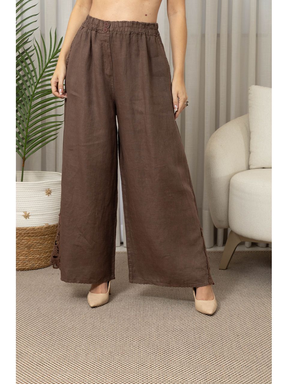 CALÇA SOL CJ CHOCOLATE