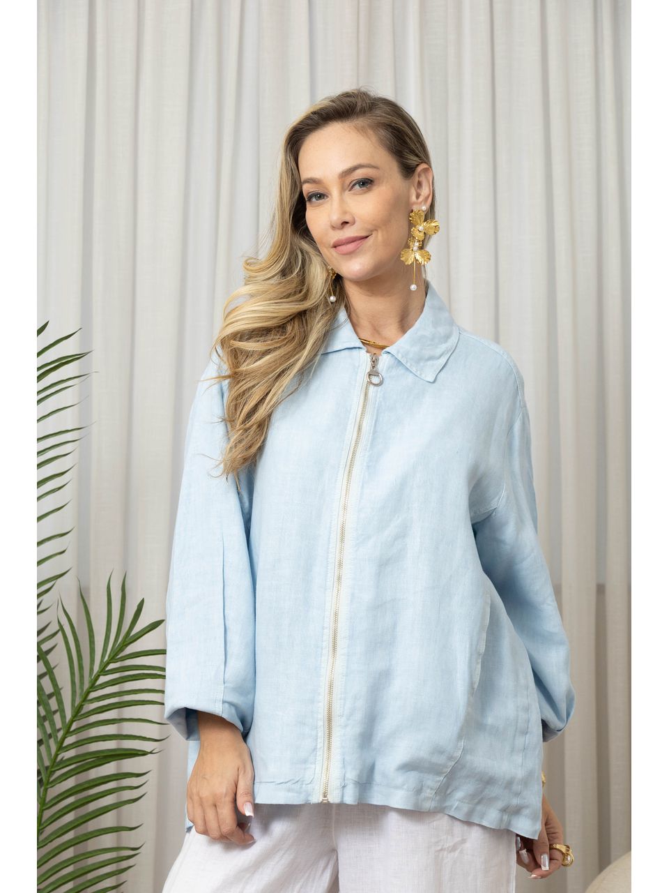 JAQUETA LAIS AZUL BEBE