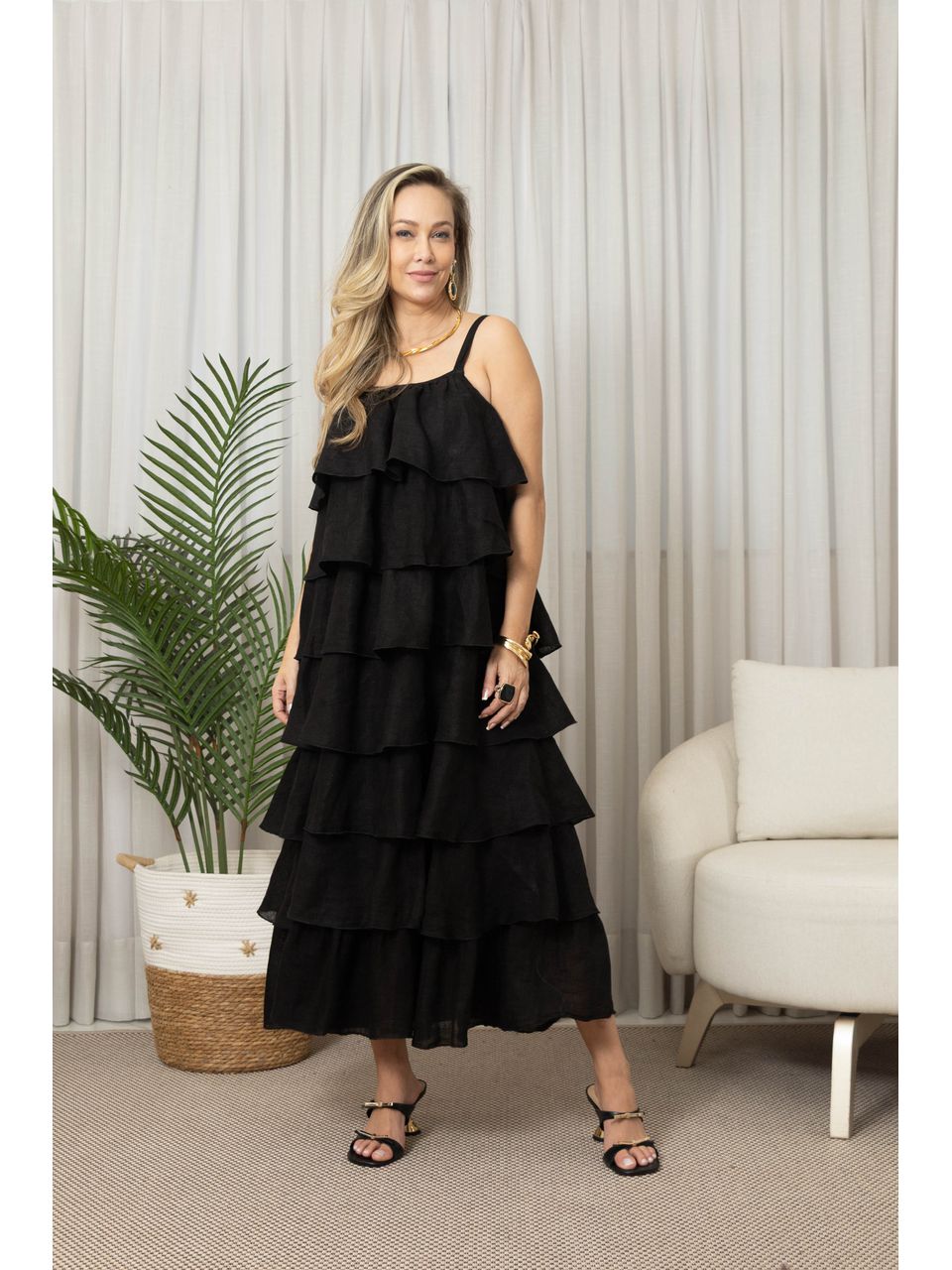VESTIDO ROMA PRETO