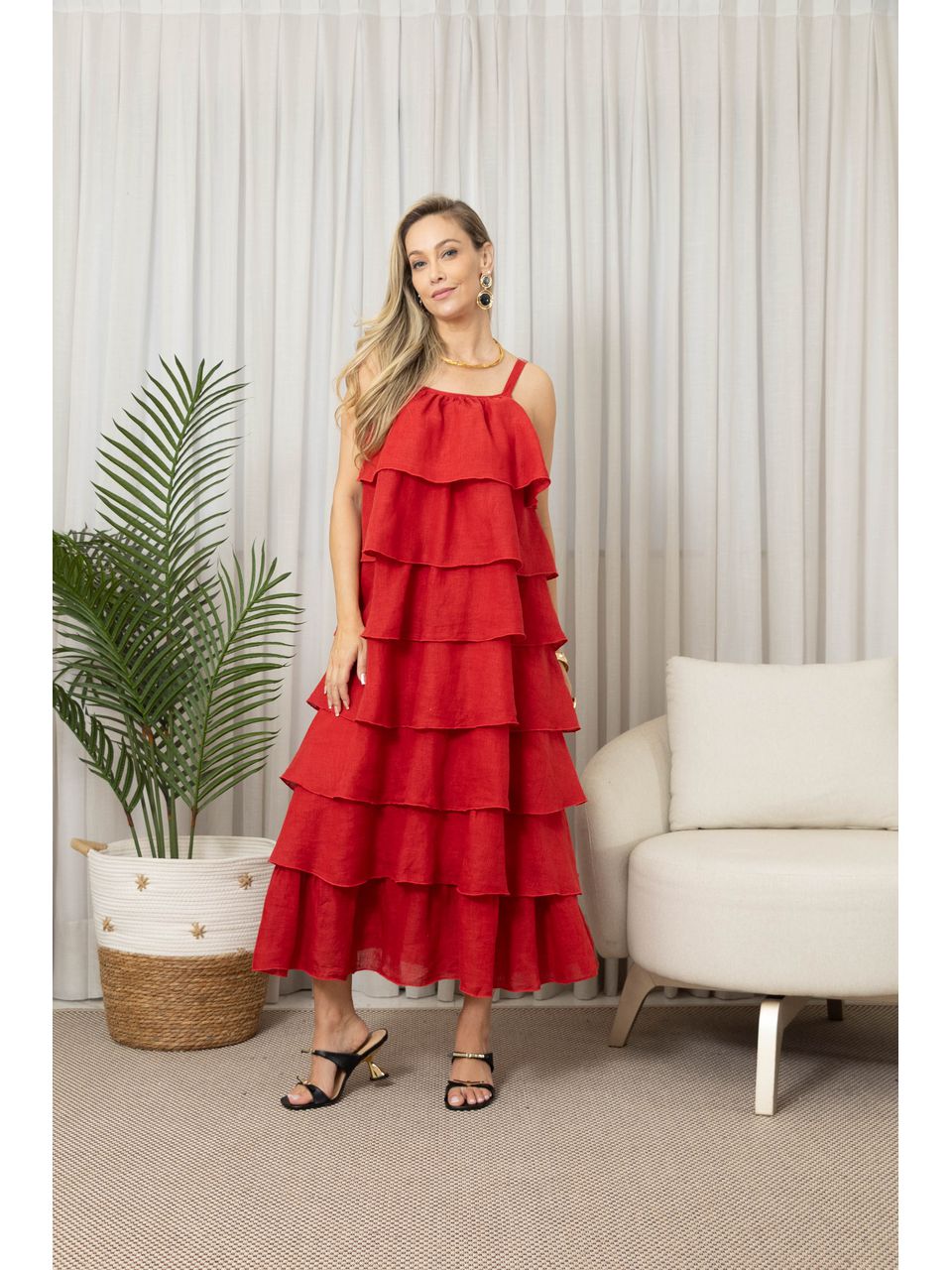 VESTIDO ROMA VERMELHO
