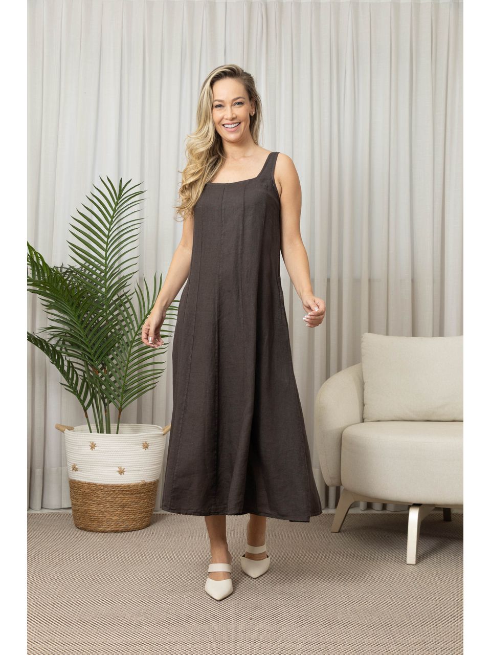 VESTIDO UDINE CHOCOLATE