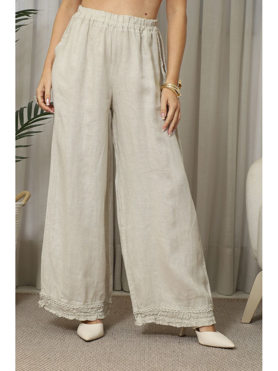 CALÇA DIVINA CJ BEGE