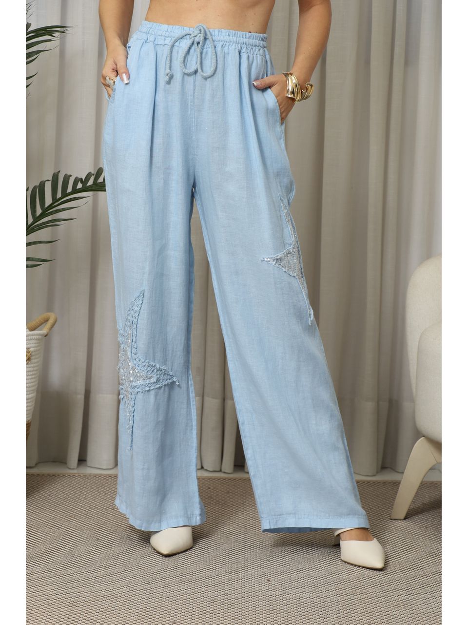 CALÇA STAR CJ AZUL BEBE