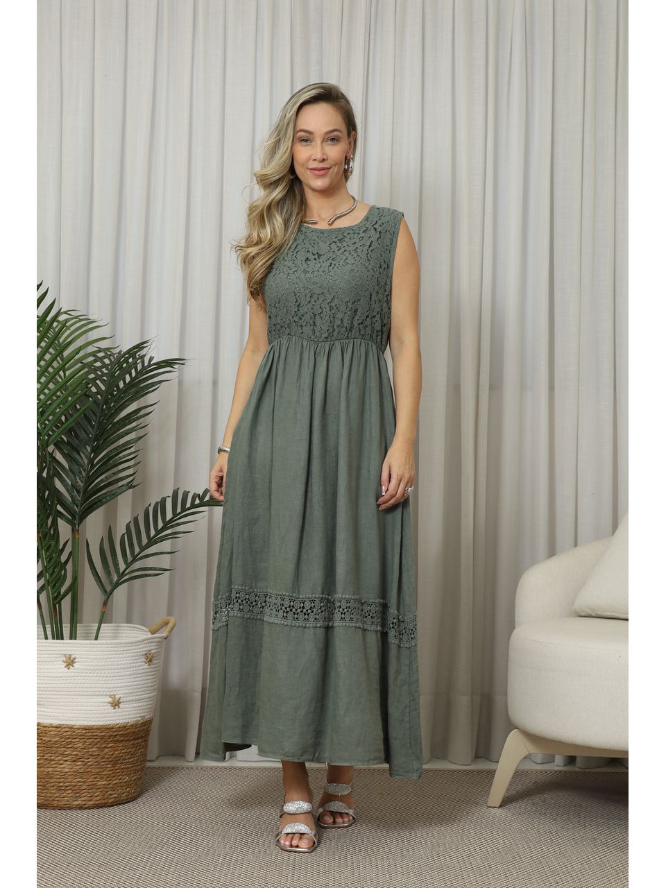 VESTIDO FASCINIO MILITAR