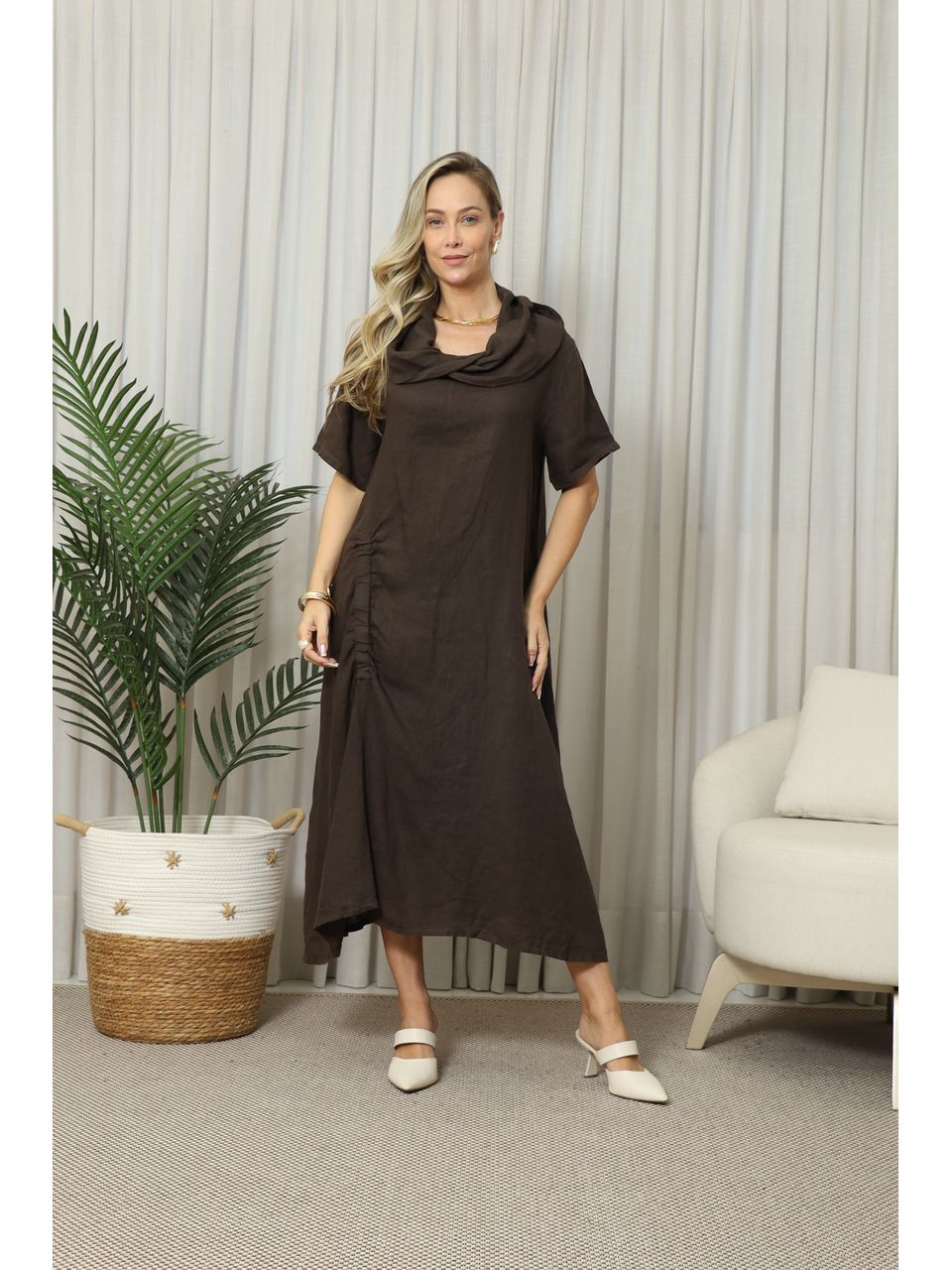 VESTIDO MERCY CHOCOLATE